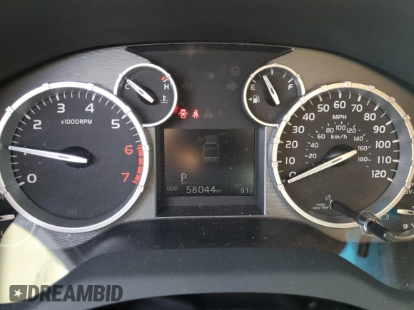 2016 Toyota Tundra Platinum z VIN 5TFGW5F11GX211574, wystawiony jako Copart lot #75138854 z przebiegiem 58 044 mil mil oraz Szkoda całkowita • Salvage title. Historia ofert i sprzedaży dostępna na DreamBid. Obrazek 9.