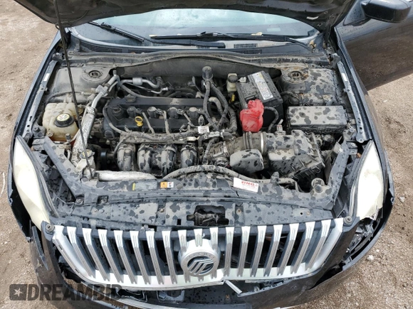 2010 Mercury Milan with VIN 3MEHM0HA1AR607674, listed as a Copart auction lot 54828535 with 105,753 mi miles and Salvage title. Bid and sale history available at DreamBid. Image 11.
