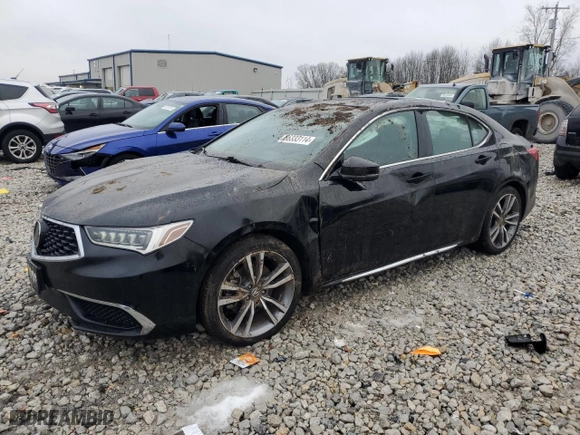 2019 Acura TLX w/Technology Pkg with VIN 19UUB2F45KA003086, listed as a Copart auction lot 86333114 with 76,112 mi miles and Clean Title. Bid and sale history available at carsss.com. Image 1.
