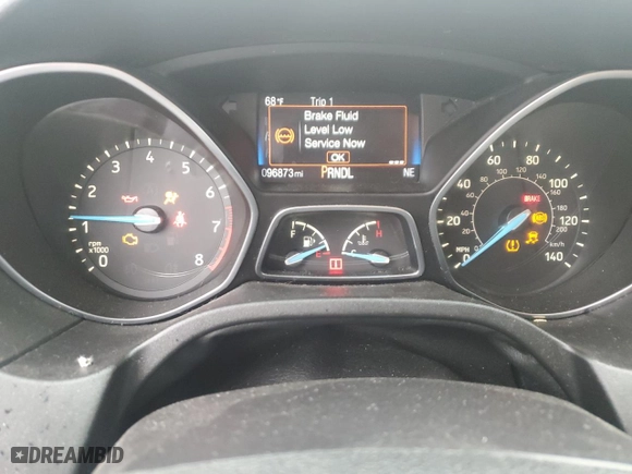 2017 Ford Focus SE with VIN 1FADP3F21HL249544, listed as a Copart auction lot 79911834 with 96,873 mi miles and Salvage Title. Bid and sale history available at carsss.com. Image 9.