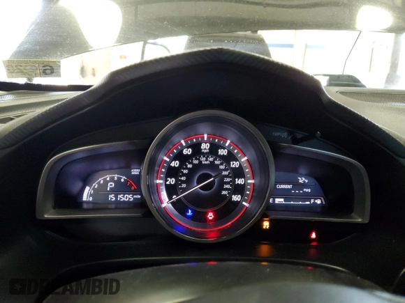 2015 Mazda 3 i Grand Touring with VIN 3MZBM1W75FM173443, listed as a Copart auction lot 48774905 with 151,505 mi miles and Clean Title. Bid and sale history available at DreamBid. Image 9.