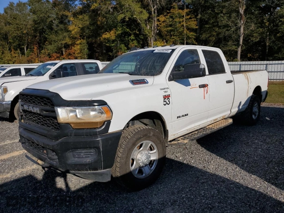2022 Ram 3500 Tradesman with VIN 3C63R3GJ1NG217022, listed as a Copart auction lot 74438394 with 0 mi miles and Salvage Title. Bid and sale history available at carsss.com. Image 1.