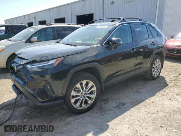 2023 Toyota RAV4 XLE Premium with VIN 2T3A1RFV9PC390368, listed as a Copart auction lot 47076365 with 10,609 mi miles and Salvage Title. Bid and sale history available at carsss.com. Image 1.