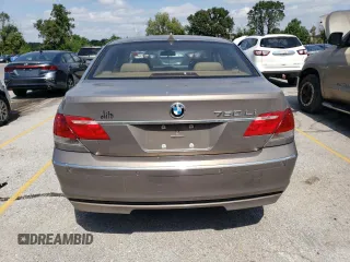 2006 BMW 7 Series 750Li with VIN WBAHN83566DT29200, listed as a Copart auction lot 69938814 with 197,367 mi miles and Clean Title. Bid and sale history available at carsss.com. Image 6.