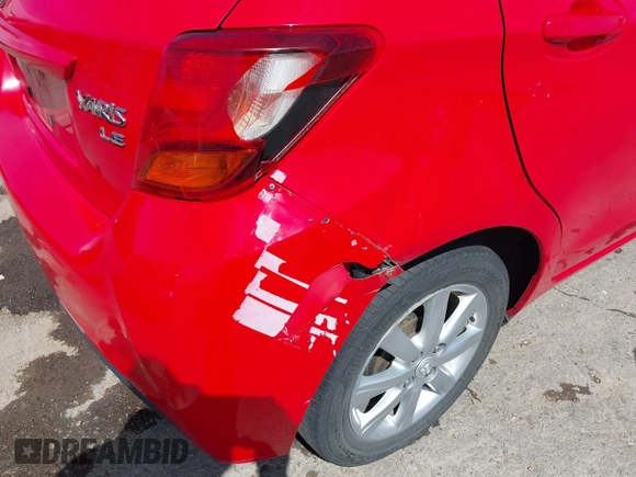 2015 Toyota Yaris L with VIN VNKKTUD33FA027229, listed as a IAAI auction lot 42147103 with 143,304 mi miles and . Bid and sale history available at DreamBid. Image 6.