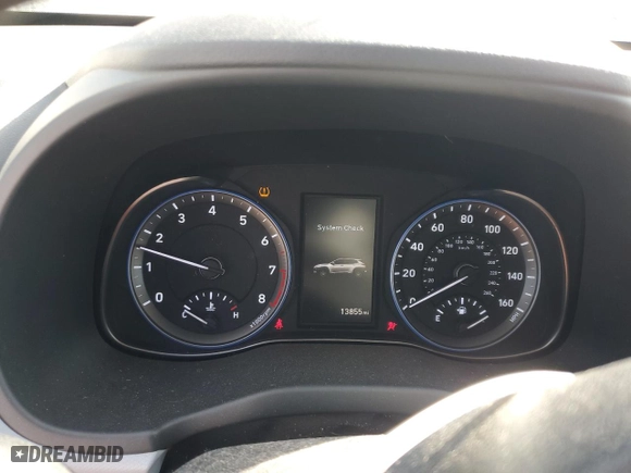 2021 Hyundai Kona SEL with VIN KM8K22AA5MU705375, listed as a Copart auction lot 82861864 with 13,855 mi miles and Non Repairable. Bid and sale history available at carsss.com. Image 9.