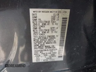 2008 Nissan Armada SE z VIN 5N1AA08D38N626919, wystawiony jako IAAI lot #42404128 z przebiegiem 201 357 mil mil oraz . Historia ofert i sprzedaży dostępna na DreamBid. Obrazek 9.
