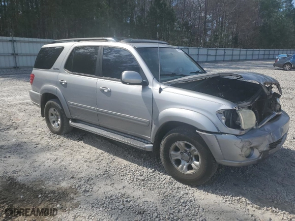 2002 Toyota Sequoia Limited with VIN 5TDZT38A72S091667, listed as a Copart auction lot 47106775 with 275,790 mi miles and Salvage Title. Bid and sale history available at carsss.com. Image 4.