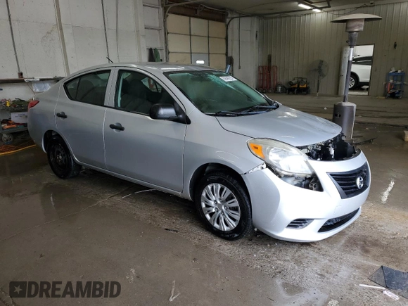 2012 Nissan Versa S with VIN 3N1CN7AP9CL826066, listed as a Copart auction lot 50645295 with 156,732 mi miles and Salvage Title. Bid and sale history available at carsss.com. Image 4.