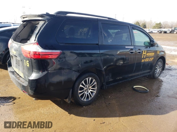 2019 Toyota Sienna XLE Auto Access Seat with VIN 5TDYZ3DC9KS019158, listed as a Copart auction lot 46641975 with 304,551 mi miles and Salvage Title. Bid and sale history available at carsss.com. Image 3.