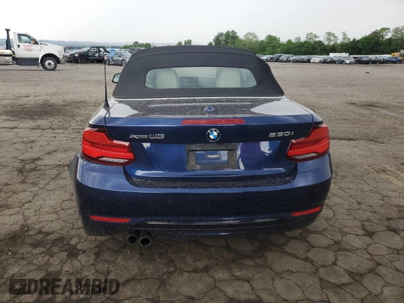 2019 BMW 2 Series 230i xDrive with VIN WBA2K1C55K7D46751, listed as a Copart auction lot 56093404 with 35,196 mi miles. Bid and sale history available at carsss.com. Image 6.