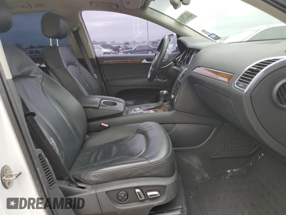 2015 Audi Q7 3.0T Premium with VIN WA1CGAFE8FD017755, listed as a Copart auction lot 45472515 with 0 mi miles and Salvage Title. Bid and sale history available at carsss.com. Image 7.