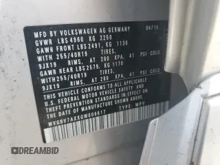 2016 Volkswagen Tiguan S with VIN WVGBV7AXXGW606617, listed as a Copart auction lot 48667505 with Not Provided miles and Salvage Title. Bid and sale history available at DreamBid. Image 14.
