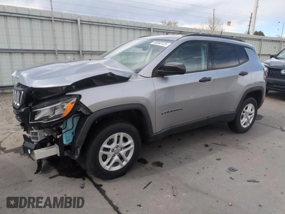 2017 Jeep Compass Sport z VIN 3C4NJDAB3HT656265, wystawiony jako Copart lot #50560125 z przebiegiem 49 558 mil mil oraz Szkoda całkowita • Salvage title. Historia ofert i sprzedaży dostępna na DreamBid. Obrazek 1.