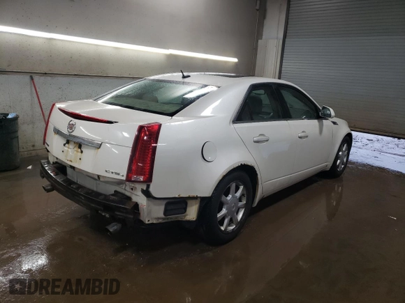 2008 Cadillac CTS AWD w/1SB with VIN 1G6DS57VX80202692, listed as a Copart auction lot 47616565 with 204,770 mi miles and Salvage Title. Bid and sale history available at carsss.com. Image 3.