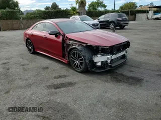 2020 Mercedes-Benz CLS with VIN W1K2J6BB7LA075399, listed as a Copart auction lot 75679124 with 38,989 mi miles and Salvage Title. Bid and sale history available at carsss.com. Image 10.