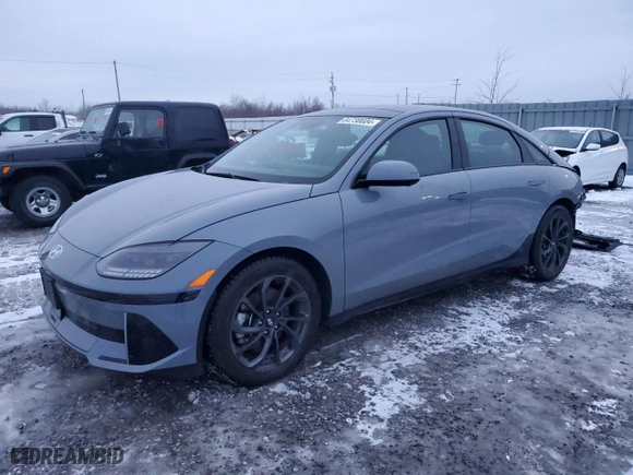 2024 Hyundai IONIQ 6 Limited with VIN KMHM54AC5RA054187, listed as a Copart auction lot 84738604 with 17,457 mi miles and Salvage Title. Bid and sale history available at carsss.com. Image 1.