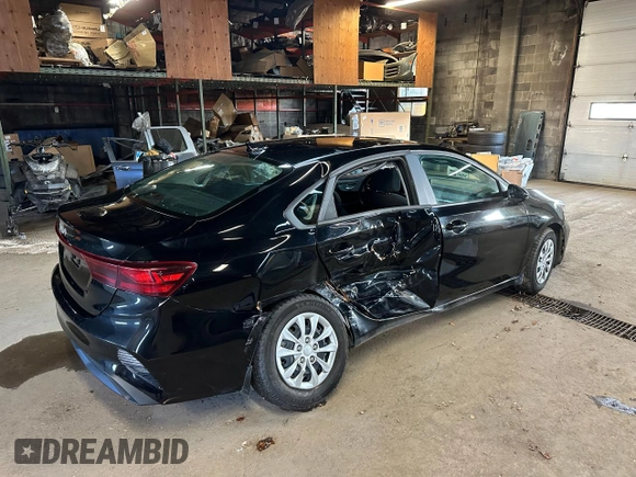 2023 Kia Forte LXS with VIN 3KPF24AD3PE661620, listed as a Copart auction lot 54140435 with 38,575 mi miles and Salvage Title. Bid and sale history available at carsss.com. Image 3.