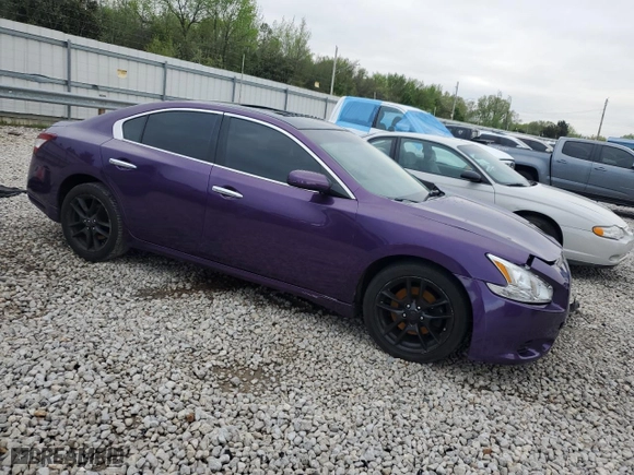 2009 Nissan Maxima 3.5 S with VIN 1N4AA51E89C821650, listed as a Copart auction lot 51998925 with 161,433 mi miles and Salvage Title. Bid and sale history available at carsss.com. Image 4.
