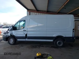 2024 Ford Transit Cargo with VIN 1FTBR1C83RKA91627, listed as a IAAI auction lot 41455595 with 12,010 mi miles and . Bid and sale history available at DreamBid. Image 15.