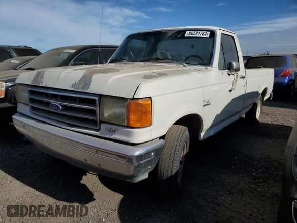 1990 Ford F-150 with VIN 1FTDF15Y8LPA78476, listed as a Copart auction lot 86521784 with 42,369 mi miles and Clean Title. Bid and sale history available at carsss.com. Image 1.