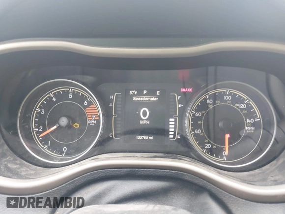 2016 Jeep Cherokee Sport with VIN 1C4PJMAB4GW367655, listed as a IAAI auction lot 42338882 with 133,750 mi miles and . Bid and sale history available at DreamBid. Image 7.