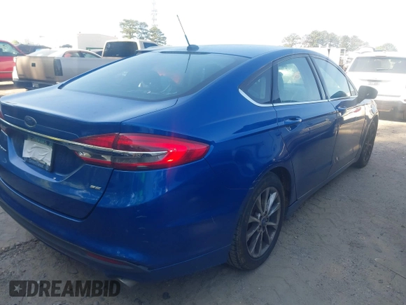 2017 Ford Fusion SE with VIN 3FA6P0H78HR357919, listed as a IAAI auction lot 42027162 with 216,127 mi miles. Bid and sale history available at carsss.com. Image 4.