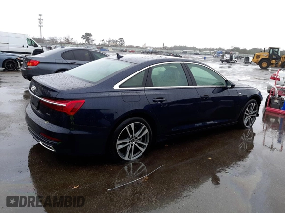 2021 Audi A6 Premium Plus with VIN WAUL2AF24MN078793, listed as a Copart auction lot 80680293 with 9,137 mi miles. Bid and sale history available at carsss.com. Image 3.