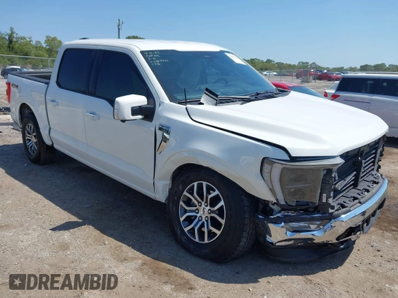 2022 Ford F-150 XL with VIN 1FTFW1E8XNFC34583, listed as a IAAI auction lot 42020824 with 26,150 mi miles. Bid and sale history available at carsss.com. Image 1.