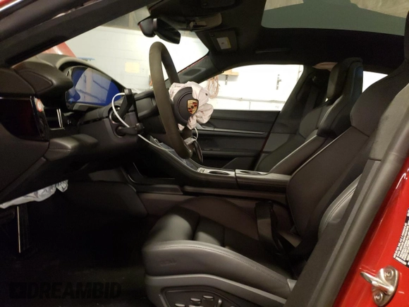 2023 Porsche Taycan GTS with VIN WP0AD2Y11PSA48366, listed as a Copart auction lot 41264494 with 552 mi miles and . Bid and sale history available at DreamBid. Image 7.