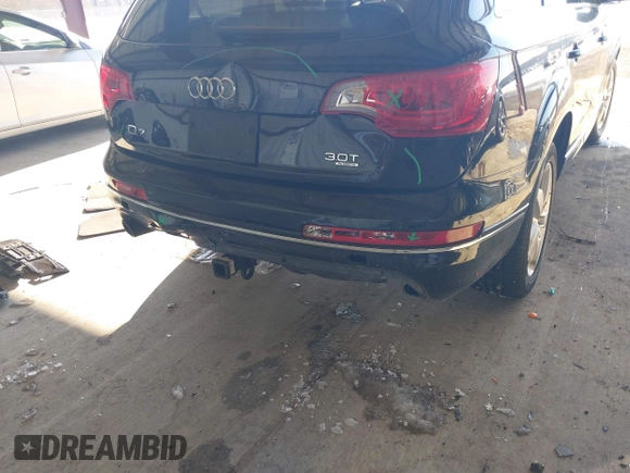 2015 Audi Q7 3.0T Premium with VIN WA1CGAFE8FD022759, listed as a IAAI auction lot 41396200 with 1 mi miles. Bid and sale history available at carsss.com. Image 6.