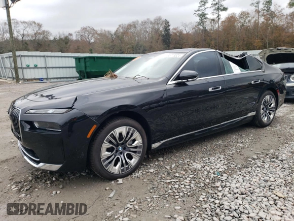 2023 BMW i7 xDrive60 z VIN WBY53EJ01PCM98516, wystawiony jako Copart lot #85778524 z przebiegiem 397 mil mil oraz Szkody całkowita. Historia ofert i sprzedaży dostępna na DreamBid. Obrazek 1.