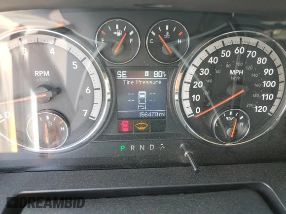 2010 Dodge 1500 TRX with VIN 1D7RV1GT5AS188413, listed as a Copart auction lot 59008305 with 156,470 mi miles and Salvage title. Bid and sale history available at DreamBid. Image 9.