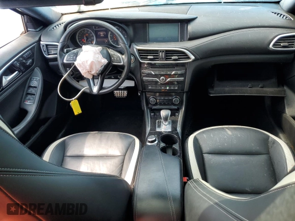2017 Infiniti QX30 Sport with VIN SJKCH5CP8HA014663, listed as a Copart auction lot 55026195 with 103,514 mi miles and Salvage title. Bid and sale history available at DreamBid. Image 8.