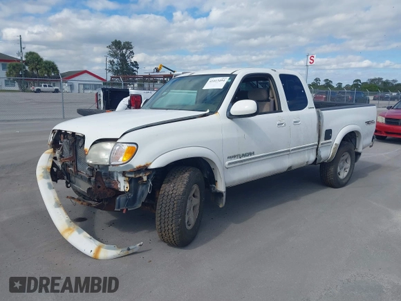 2000 Toyota Tundra Limited with VIN 5TBBT4816YS085075, listed as a IAAI auction lot 41413494 with 66,293 mi miles and . Bid and sale history available at DreamBid. Image 2.