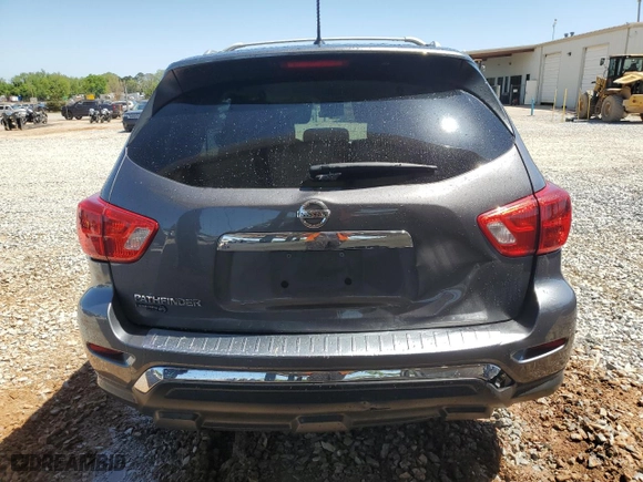 2017 Nissan Pathfinder SV with VIN 5N1DR2MN0HC617316, listed as a Copart auction lot 52251075 with 183,733 mi miles and Salvage Title. Bid and sale history available at carsss.com. Image 6.