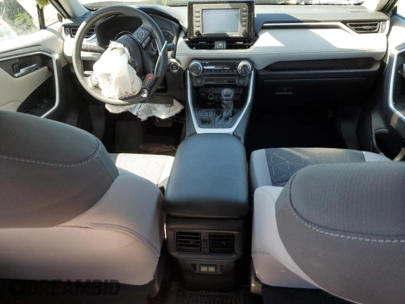 2022 Toyota RAV4 XLE with VIN 2T3P1RFV1NW259179, listed as a Copart auction lot 57253525 with 55,764 mi miles and Salvage title. Bid and sale history available at DreamBid. Image 8.