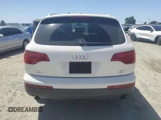 2009 Audi Q7 with VIN WA1AY74L59D006225, listed as a Copart auction lot 61760315 with 126,247 mi miles and Salvage title. Bid and sale history available at DreamBid. Image 6.