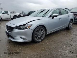 2016 Mazda Mazda6 i Grand Touring with VIN JM1GJ1W53G1487851, listed as a Copart auction lot 47896135 with 70,165 mi miles and Salvage Title. Bid and sale history available at carsss.com. Image 1.