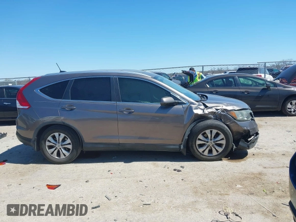 2012 Honda CR-V EX-L with VIN 5J6RM3H72CL032220, listed as a IAAI auction lot 41847196 with 124,876 mi miles. Bid and sale history available at carsss.com. Image 13.