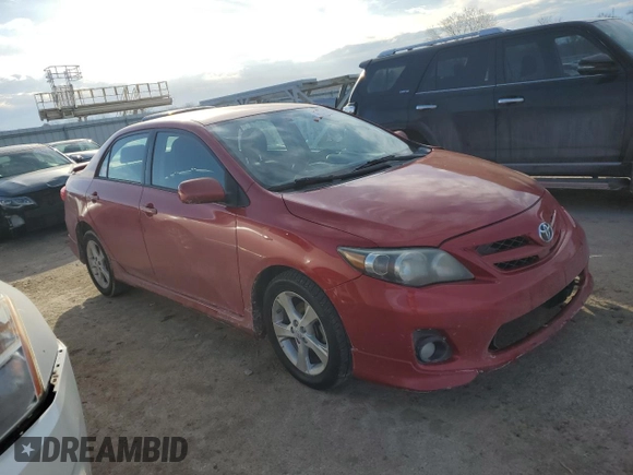 2013 Toyota Corolla L with VIN 5YFBU4EE6DP213474, listed as a Copart auction lot 46928735 with 186,514 mi miles and Salvage Title. Bid and sale history available at carsss.com. Image 4.