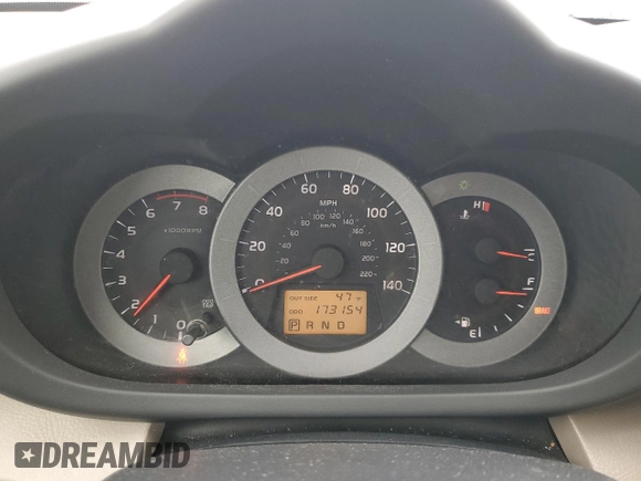 2008 Toyota RAV4 with VIN JTMBD33V085173067, listed as a Copart auction lot 50991835 with 173,154 mi miles and Salvage Title. Bid and sale history available at carsss.com. Image 9.
