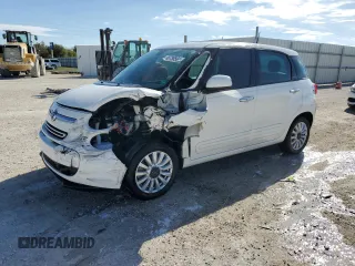 2017 FIAT 500L Pop with VIN ZFBCFAAH8HZ038656, listed as a Copart auction lot 86738564 with 105,079 mi miles and Non Repairable. Bid and sale history available at carsss.com. Image 1.