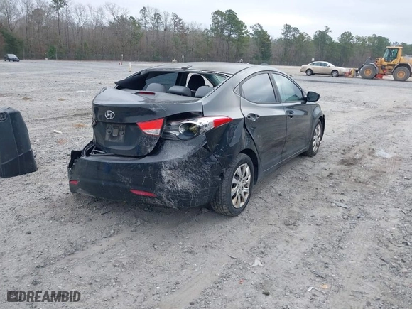 2012 Hyundai Elantra GLS PZEV with VIN 5NPDH4AE9CH138073, listed as a IAAI auction lot 41542700 with 138,580 mi miles. Bid and sale history available at carsss.com. Image 4.
