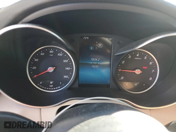 2019 Mercedes-Benz C 300 with VIN 55SWF8DB0KU304290, listed as a Copart auction lot 89271205 with 16,230 mi miles and Salvage Title. Bid and sale history available at DreamBid. Image 9.
