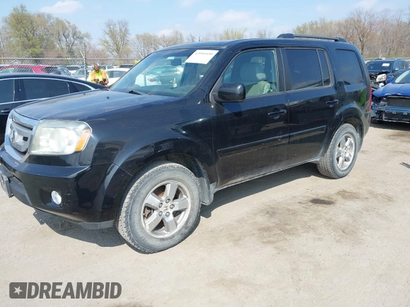 2009 Honda Pilot EX-L with VIN 5FNYF48529B035128, listed as a IAAI auction lot 42006450 with 214,069 mi miles. Bid and sale history available at carsss.com. Image 2.