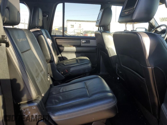 2016 Ford Expedition EL Platinum with VIN 1FMJK1MT7GEF16860, listed as a Copart auction lot 82555224 with 0 mi miles and Salvage Title. Bid and sale history available at carsss.com. Image 11.
