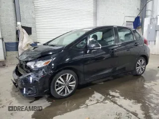 2015 Honda Fit EX-L with VIN 3HGGK5H83FM734672, listed as a Copart auction lot 50918505 with 64,045 mi miles and Salvage Title. Bid and sale history available at carsss.com. Image 1.