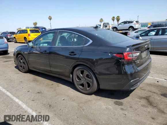 2022 Subaru Legacy Sport with VIN 4S3BWAH65N3003388, listed as a Copart auction lot 63883194 with 34,631 mi miles and Salvage Title. Bid and sale history available at carsss.com. Image 2.