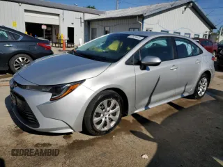 2024 Toyota Corolla LE with VIN 5YFB4MDE2RP199551, listed as a Copart auction lot 57829635 with 19,583 mi miles and Salvage title. Bid and sale history available at DreamBid. Image 1.